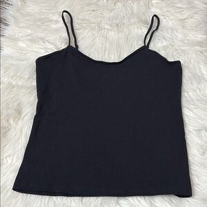 Nordstrom Rack Black Basic Tank Size M